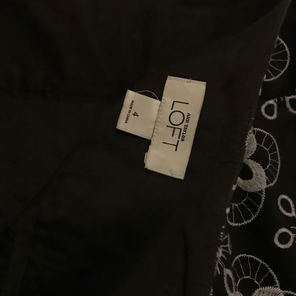 LOFT Embroidered Skirt - Picture 3 of 3